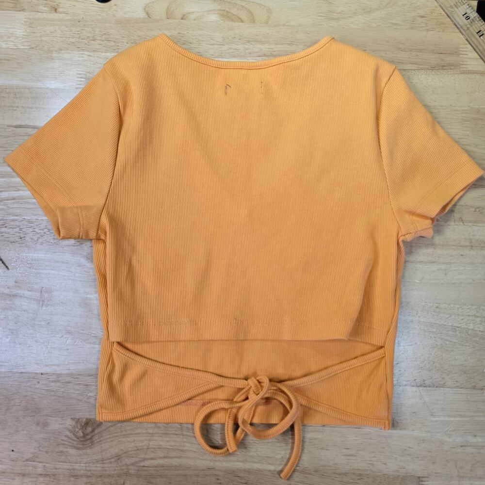 Y2k Style Wild Fable Crop Top Orange Size S - Picture 8 of 9